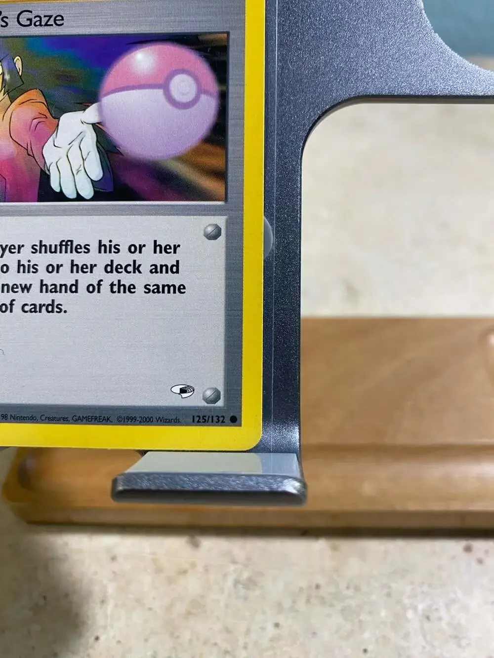 Pokemon Sabrina's Gaze Trainer Card 125/132 Gym Heroes
